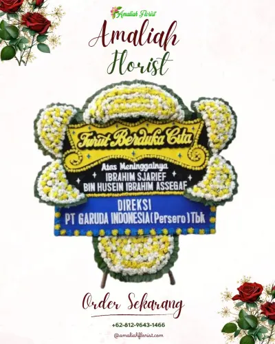 Papan Bunga Duka di Warulor